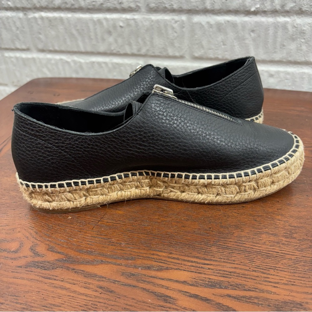 Alexander Wang Black Devon Zip Up Espadrille Shoe… - image 3